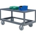 Global Equipment Portable Steel Table, 1 Shelf, 30"Wx60"Lx33-1/2", 1200 Lbs. Cap. 752243